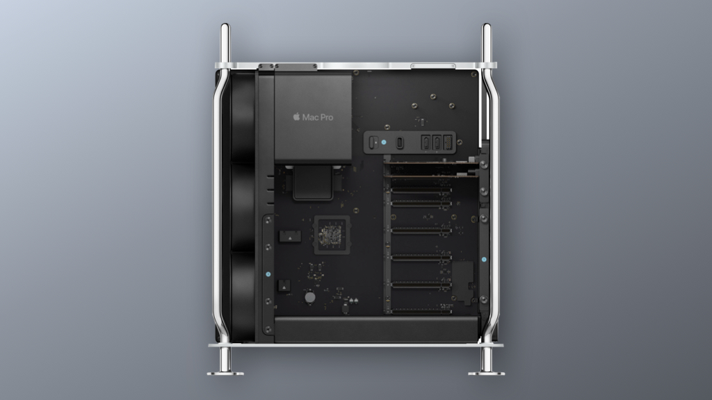 Der Mac Pro bleibt das Flaggschiff in Apples Mac-Reihe. Er ist vor allem wegen seiner internen PCI-Slots für Ton- und Video-Studios interessant. Er könnte mit einem neuen „M4 Extreme“ zu neuen Höhen aufsteigen.