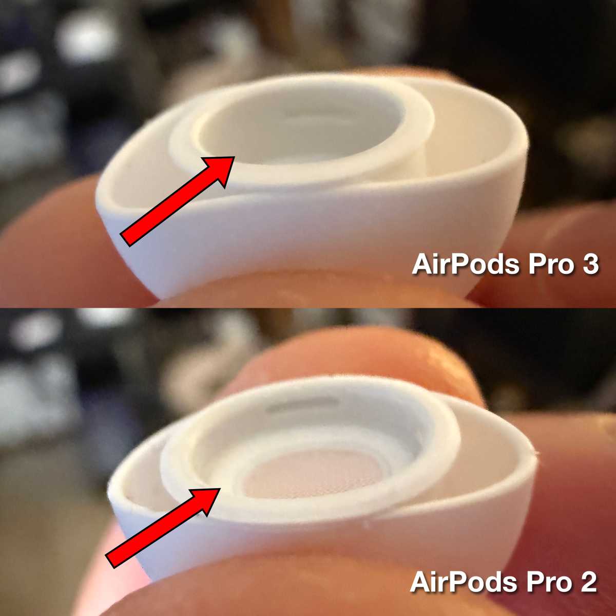 AirPods tips comparison