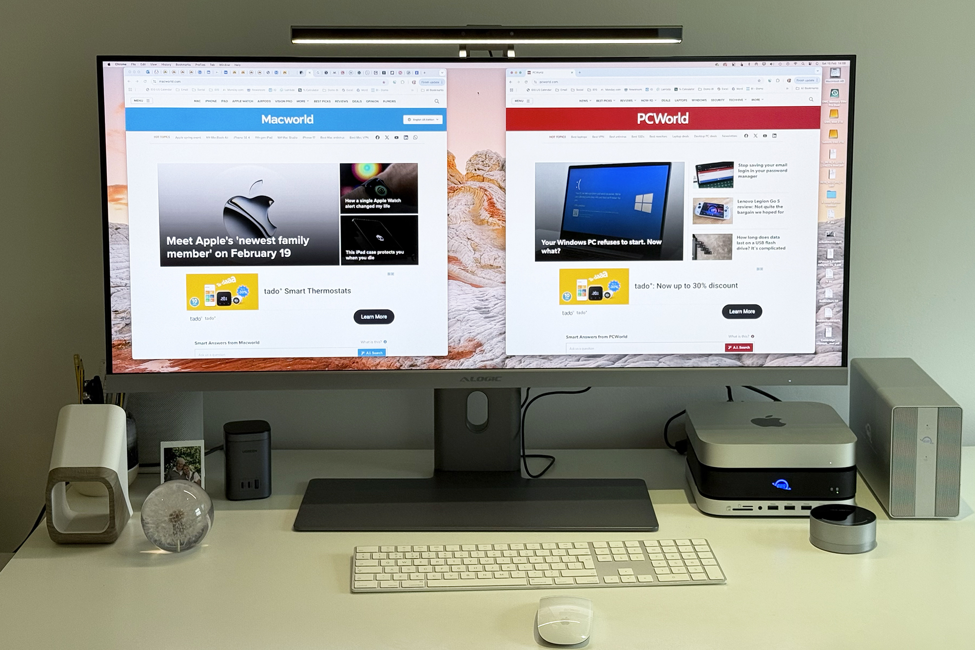 Alogic Edge 40” Ultrawide QHD Monitor – Best flat widescreen Mac display