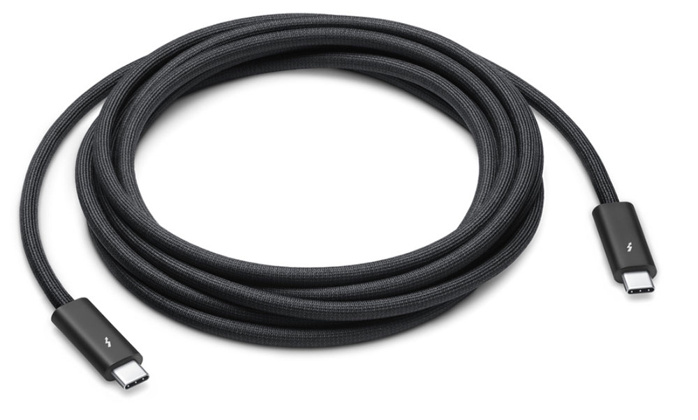 Apple Thunderbolt 4 Pro Cable (3m) – Longest 100W PD Active Thunderbolt 4 cable