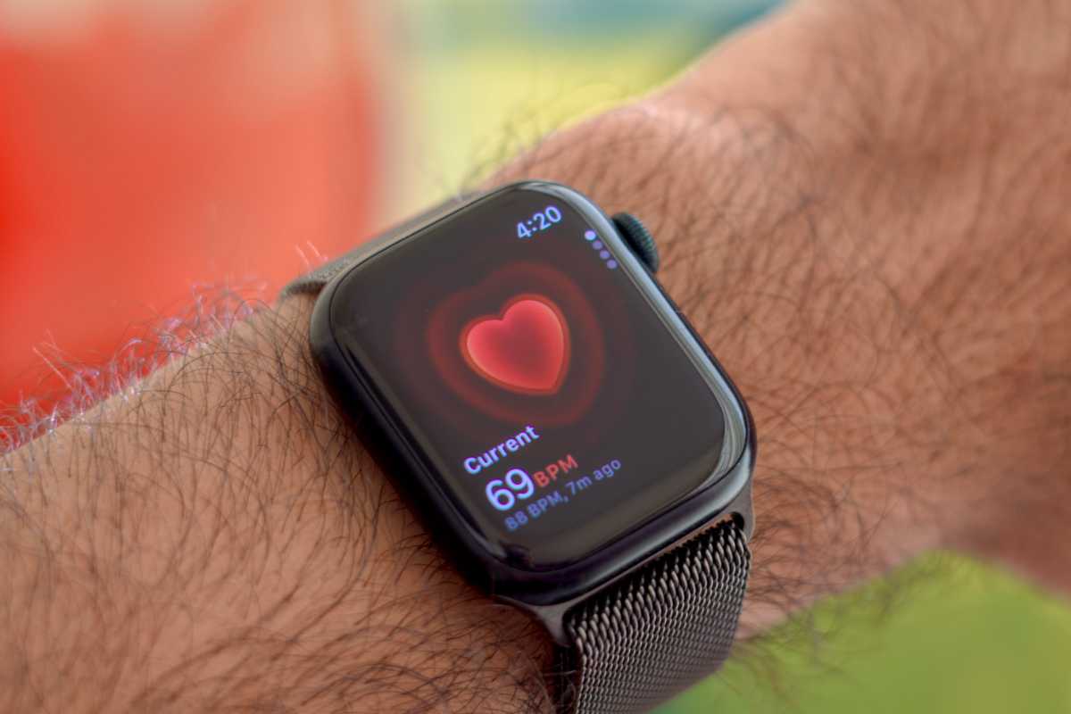 Apple Watch heart rate