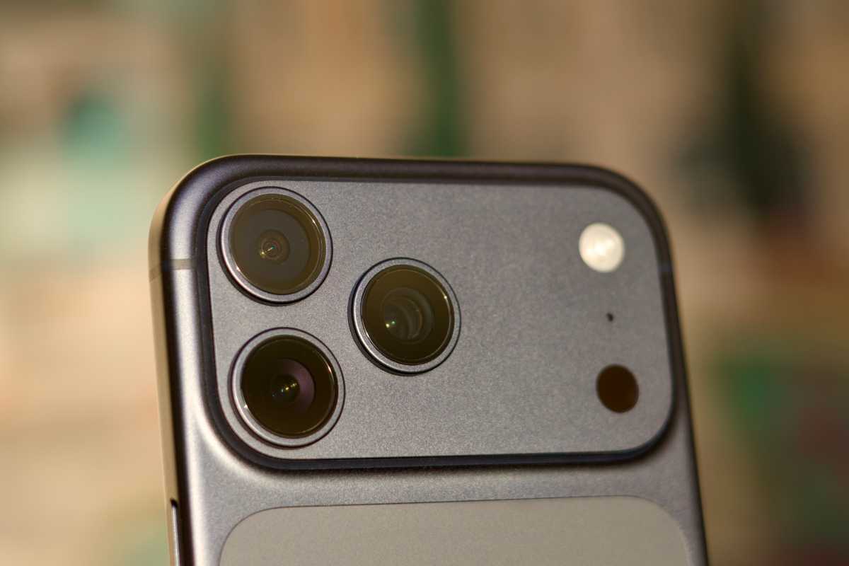 iPhone 17 Pro Max rear camera system