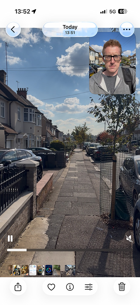 iPhone 17 review Dual Capture video