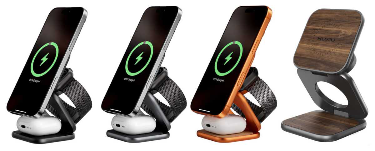 Kuxiu X40 Turbo 25W Wireless Charging Station colors