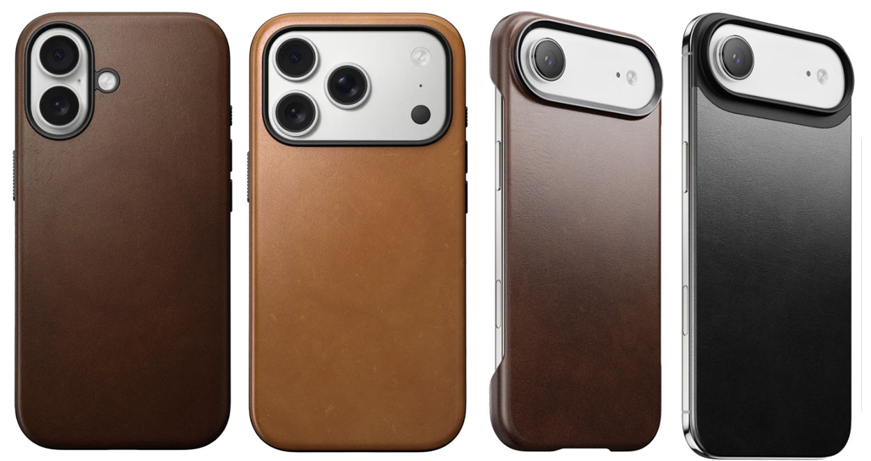 Nomad Leather Cases for iPhone 17 – Best Horween leather iPhone 17 cases