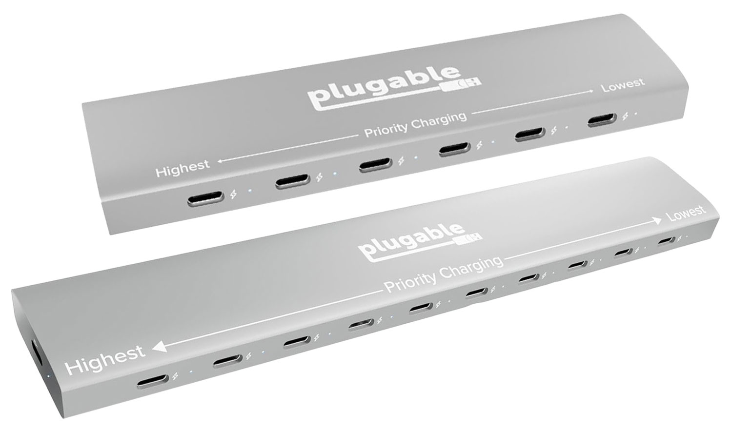 Plugable 6-port or 10-port USB-C Chargers - Best hubs for multiple USB-C charging ports