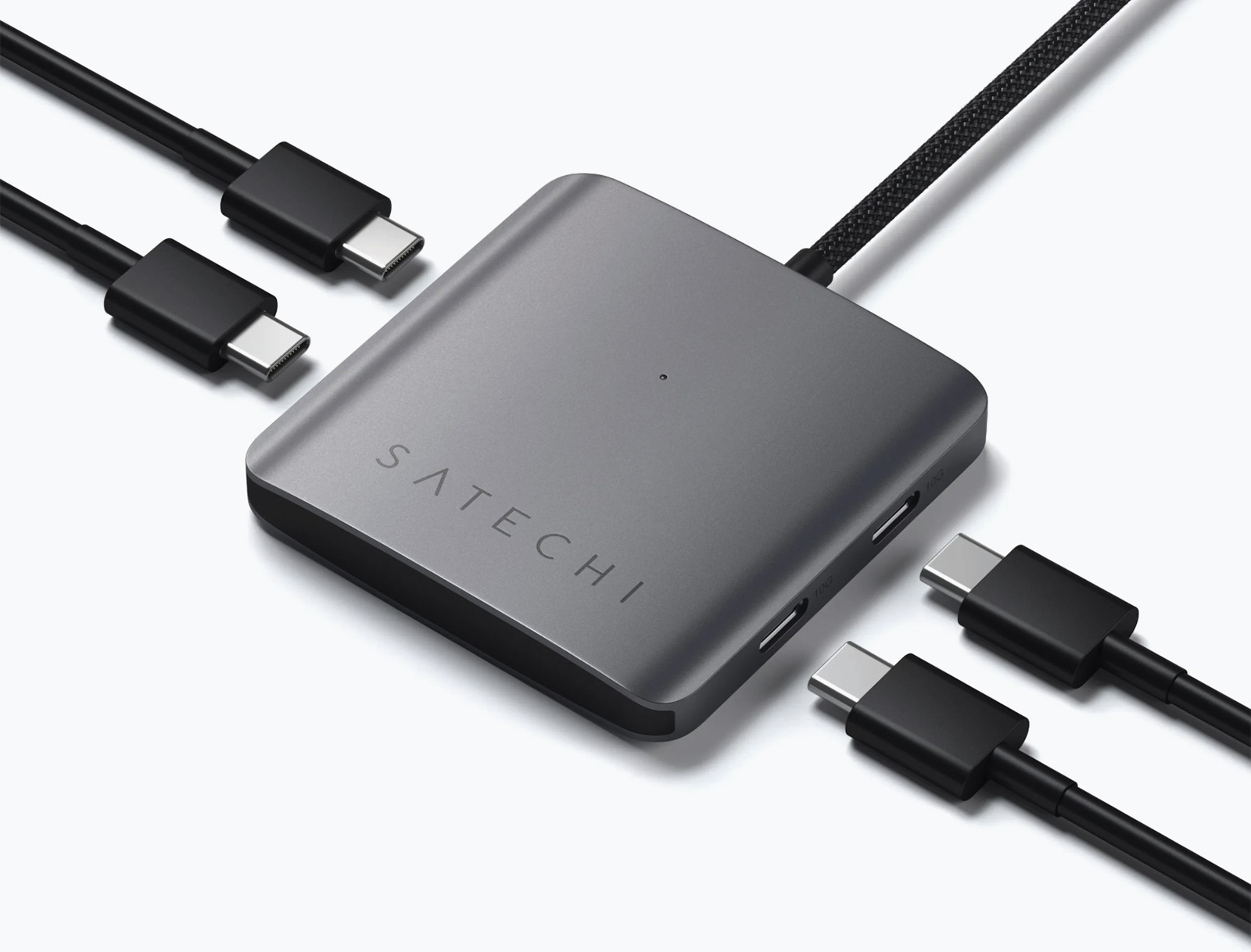 Satechi 4-Port USB-C Hub with PD - Best budget hub for multiple USB-C ports