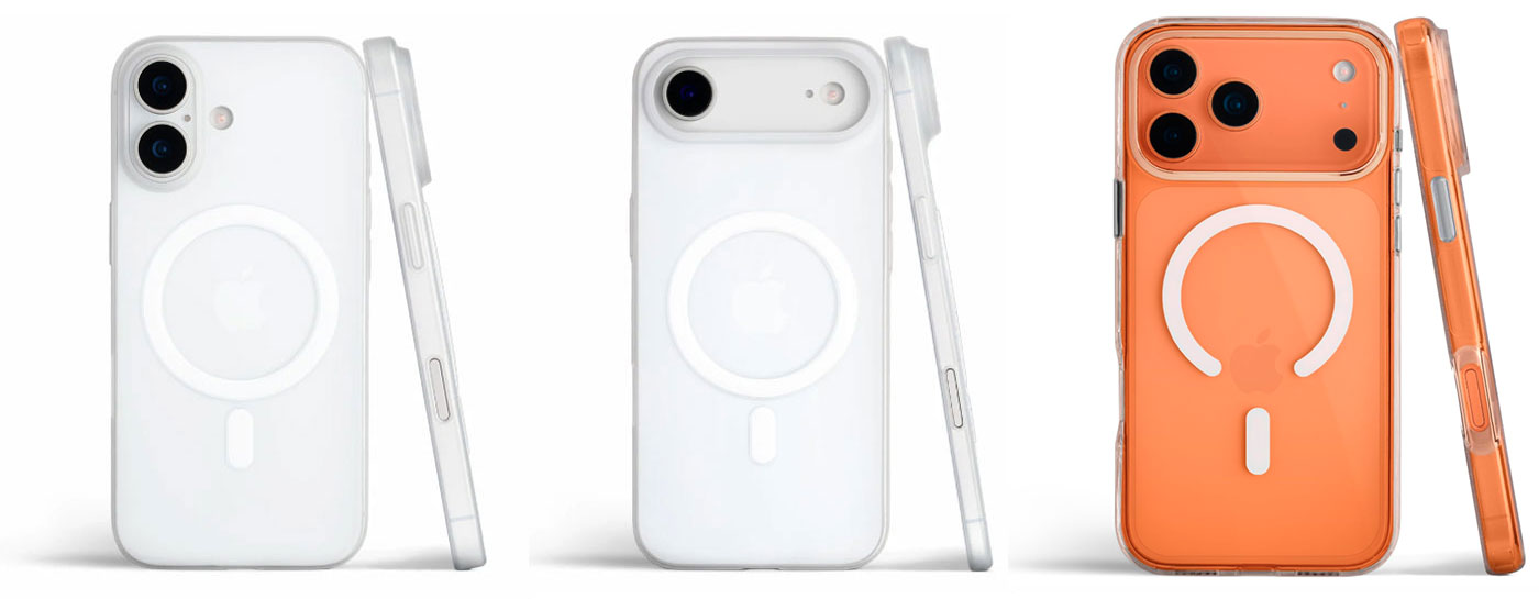 Totallee Scarf Case for iPhone 17 – Slimmest, lightest hard clear iPhone 17 case